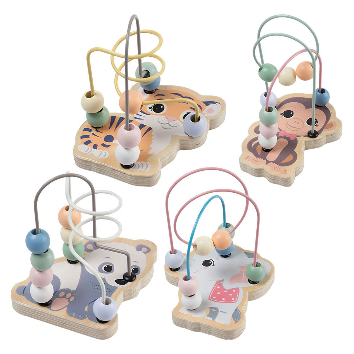 Joueco motoriek spiraal dierenprint the wildies family