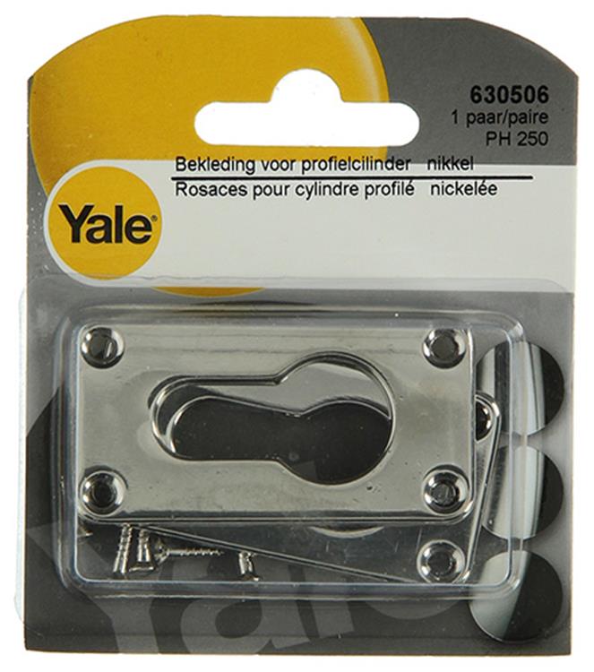 Yale 1019200 - 2 nikkel bekleding.profielcil,ph250 | 3 stuks