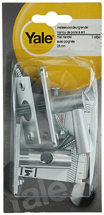 Yale 1019211 - 1 insteekvoordeurgrendel + hendel 25mm 2600-04 | 1 stuks
