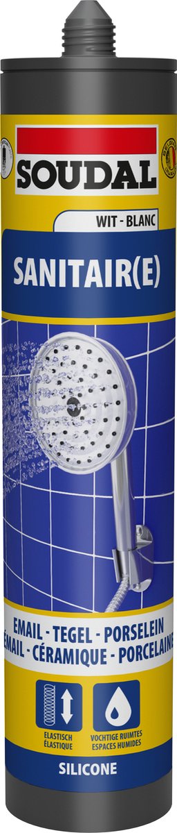 Soudal sanitaire silicone wit