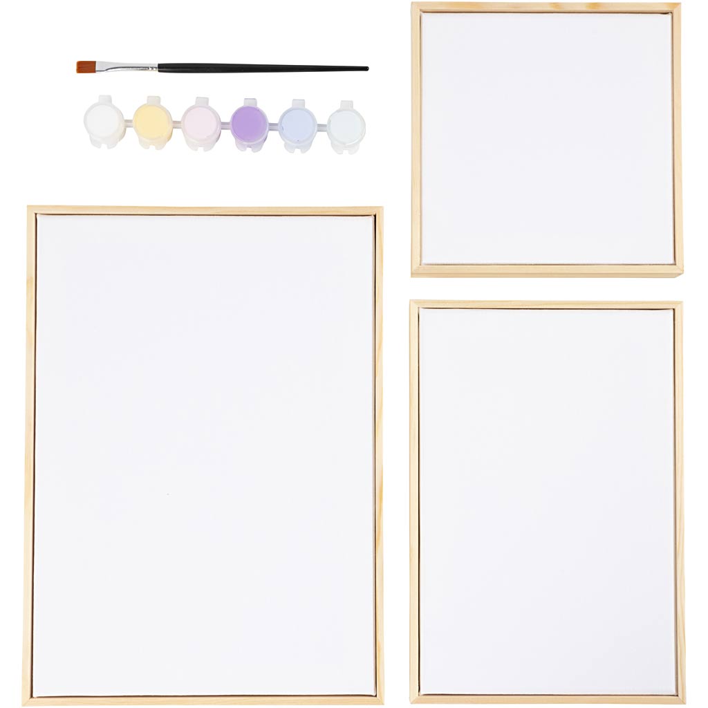 Creativ company http: www.cchobby.nl mix-van-gespannen-canvas-pastelkleuren-1-doos