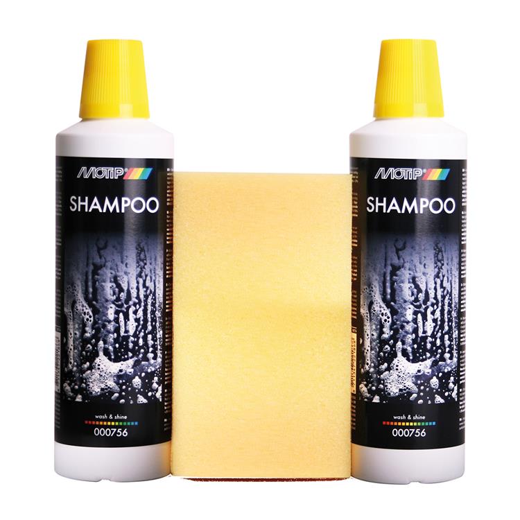Motip 1051510 - shampoo wash and shine flacon 2x 500ml | 1 stuks