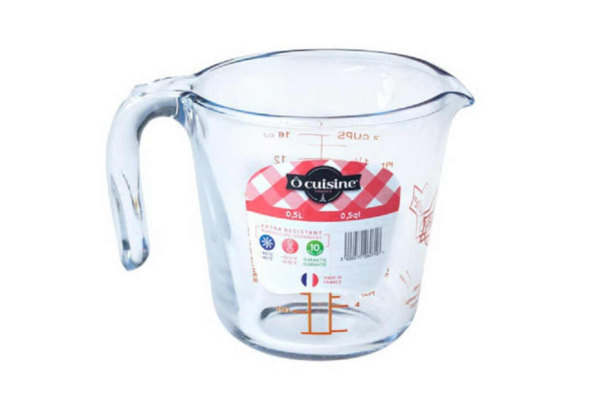 Arcuisine maatbeker glas 0.5l
