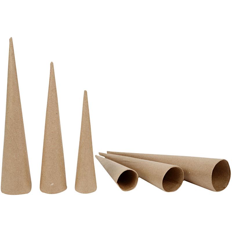 Http: www.cchobby.nl hoge-kegels-h-20-25-30-cm-d-4-5-6-cm-3-stuk-1-doos