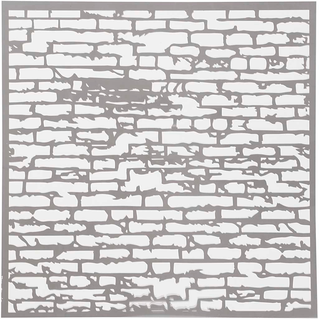 Https: www.cchobby.nl sjabloon-stenen-muur-afm-30-5x30-5-cm-dikte-0-31-mm-1-vel