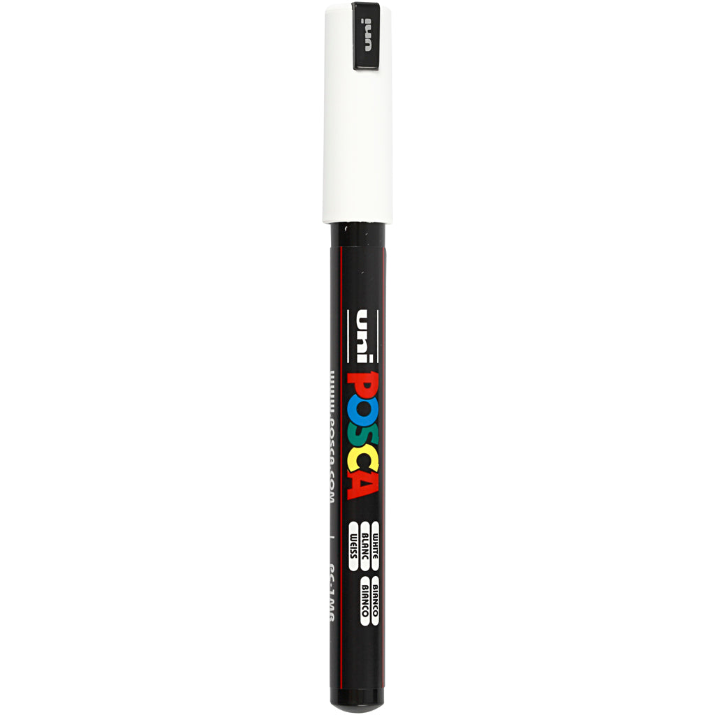 Uni posca http: www.cchobby.nl posca-marker-afm-pc-1mr-lijndikte-0-7-mm-extra-fijn-wit-1-stuk
