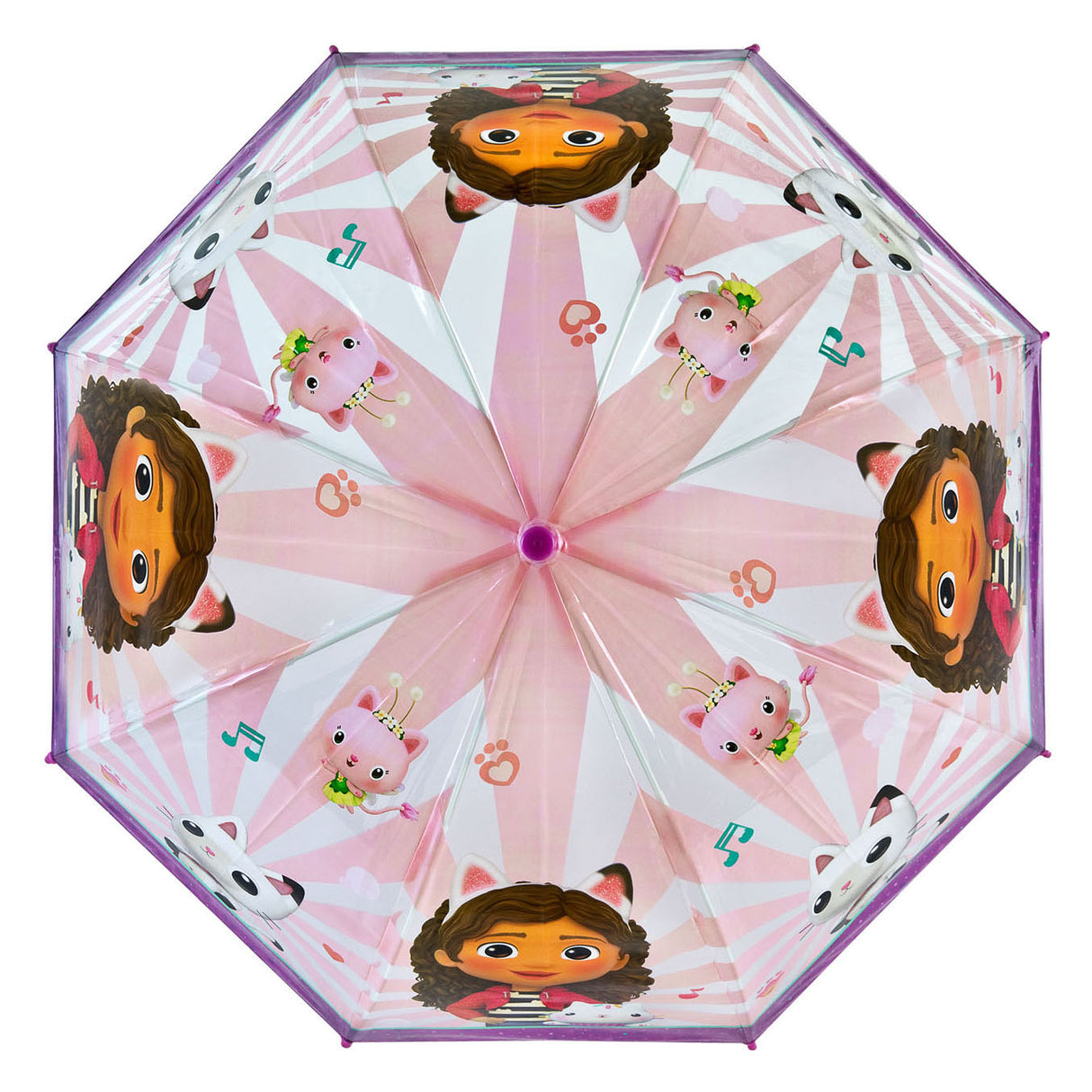 Undercover - gabby's dollhouse - gabby's poppenhuis - paraplu - kunststof - multicolor