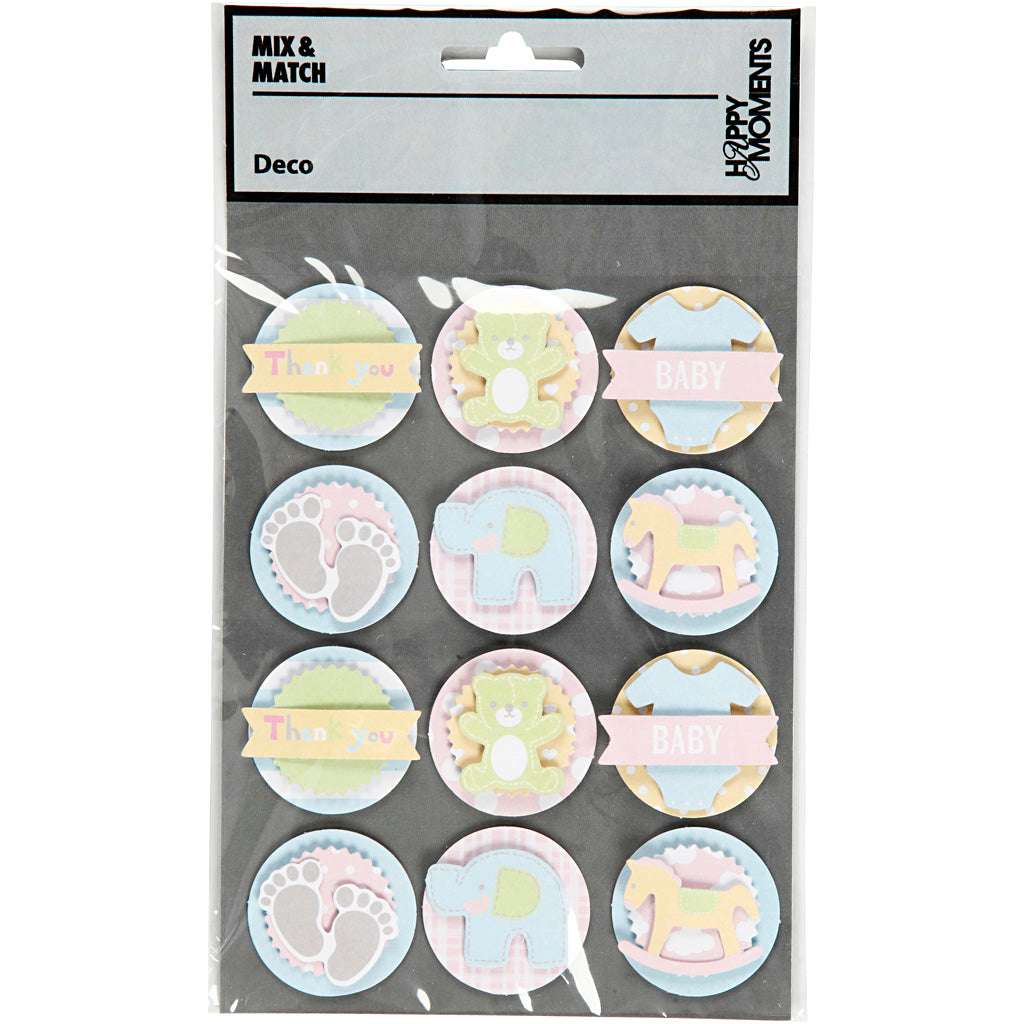 Http: www.cchobby.nl 3d-baby-stickers-baby-d-35-mm-dikte-5-mm-1-vel