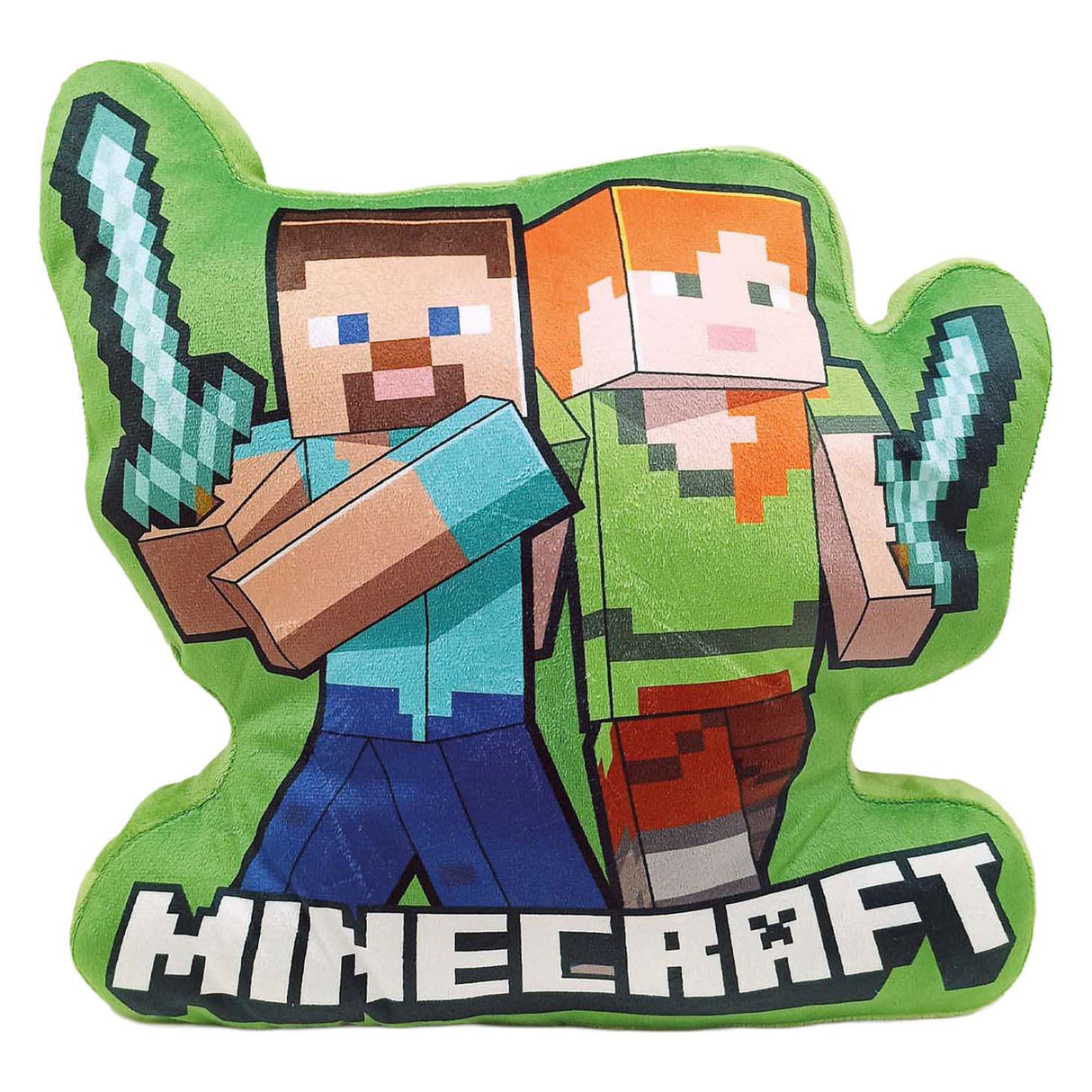 Speelgoedland minecraft kussen - 34x35cm