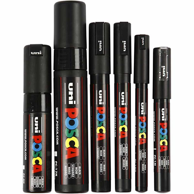 Http: www.cchobby.nl posca-marker-lijndikte-0-7-15-mm-zwart-6-stuk-1-doos