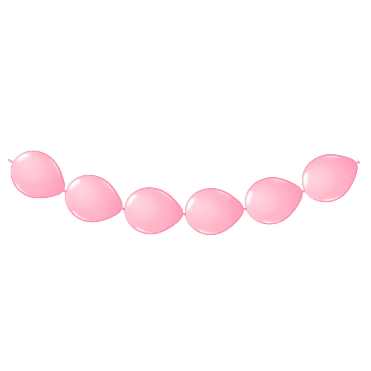 Folat bv roze knoopballonnen, 8st.