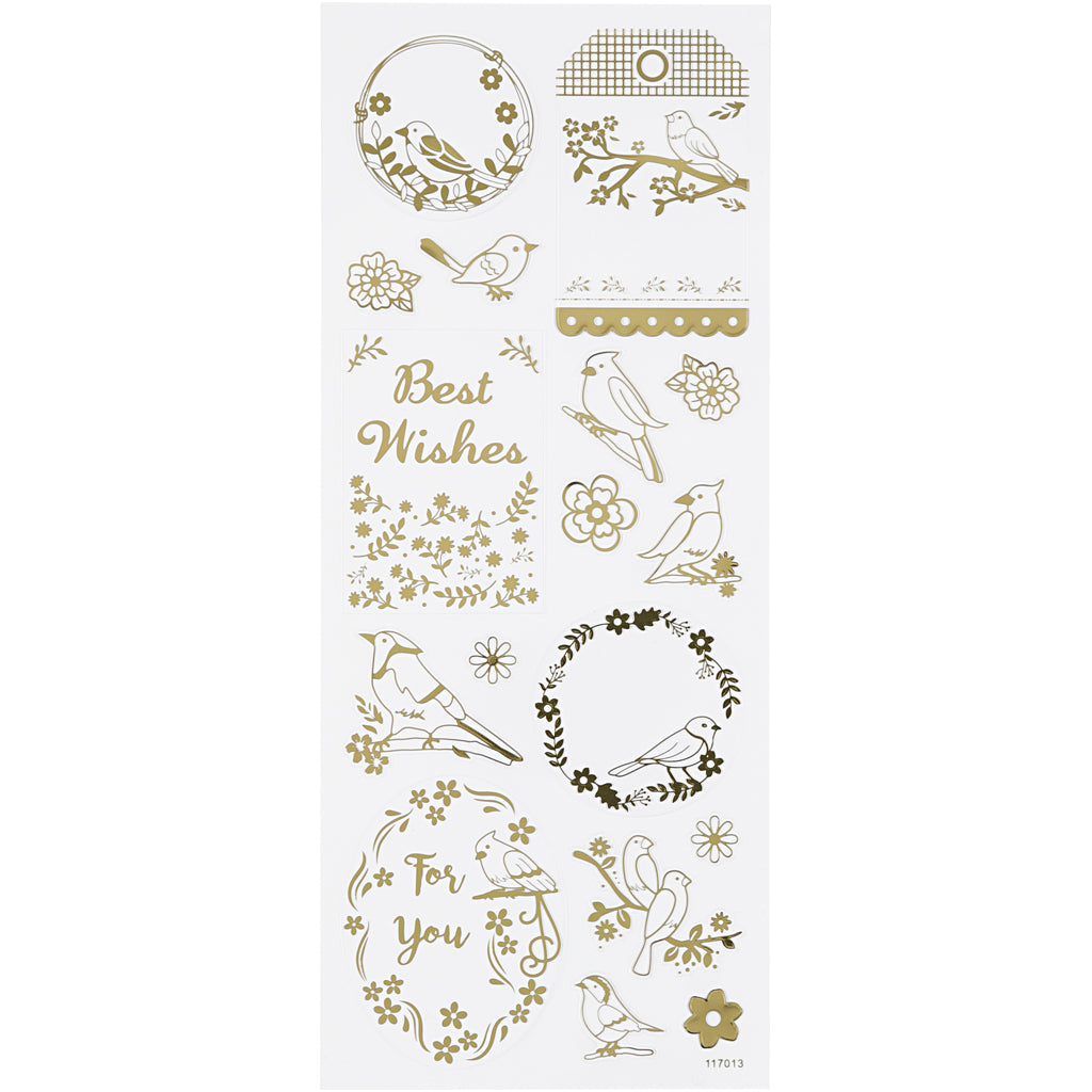 Http: www.cchobby.nl stickers-vogels-vel-10x24-cm-ca-17-stuk-goud-1-vel