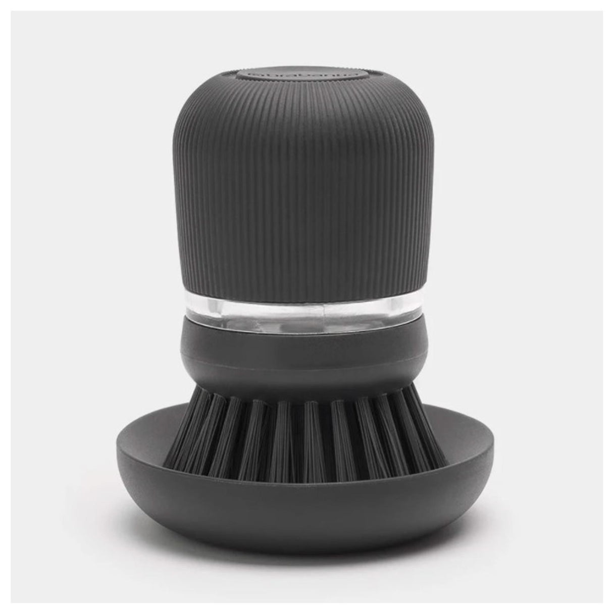 Brabantia sink side afwasborstel met zeepreservoir dark grey