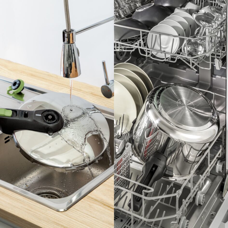 Tefal secure 5 trendy - snelkookpan - 6l - met stoommand - geschikt voor inductie - veiligheidsslot