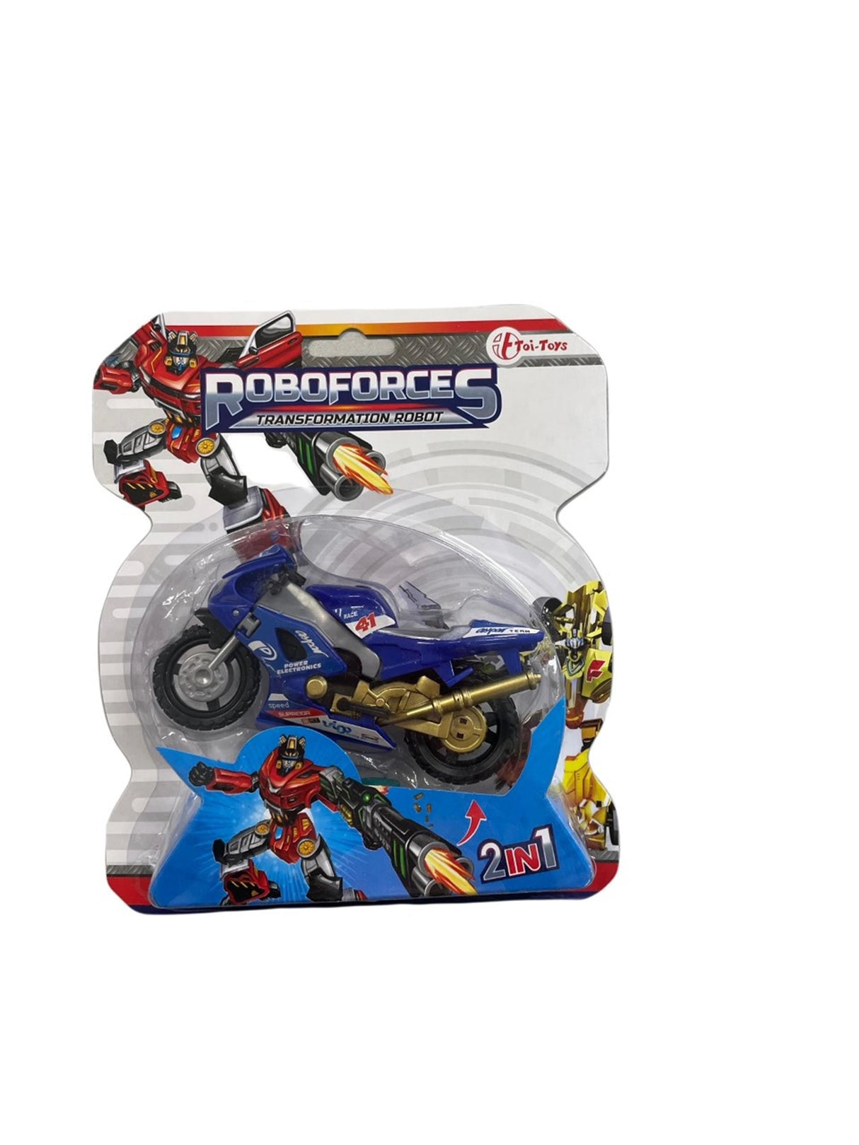 Toi-toys toi toys verander motorrobot op kaart