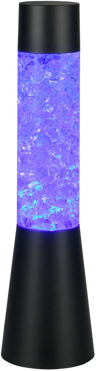 Rl live your light reality martini - tafellamp - zwart mat - incl. 1x smd 0,4 w - rgb-kleurenwisselaar - usb-c aansluiting - werkt op batterijen