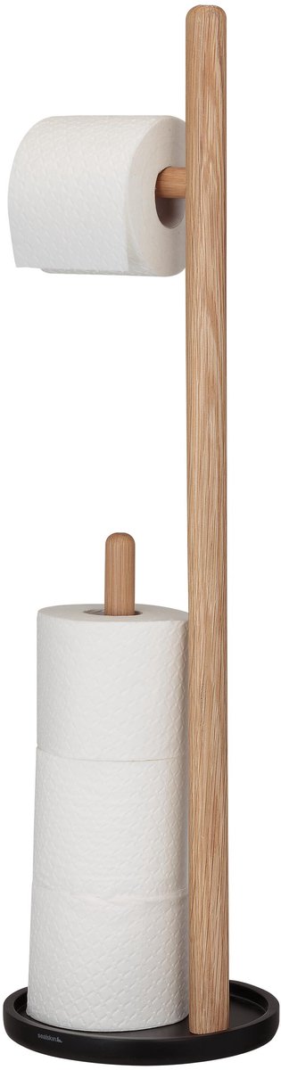 Sealskin earth toiletrolhouder - wc rolhouder - reserverolhouder vrijstaand - fsc - eiken houtlook
