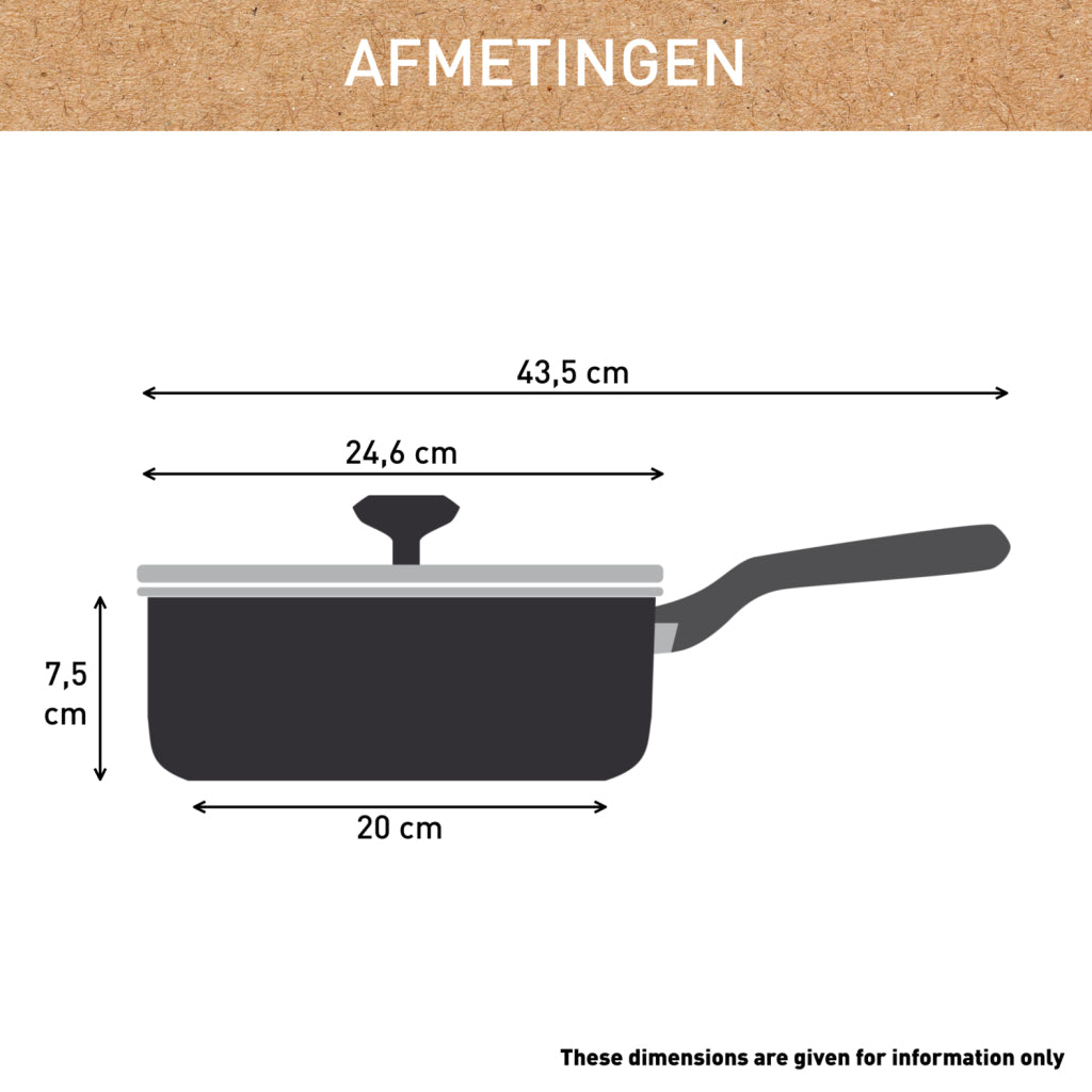 Tefal renew+ hapjespan - ø24 cm - met deksel - keramisch - pfas-vrij - geschikt voor inductie