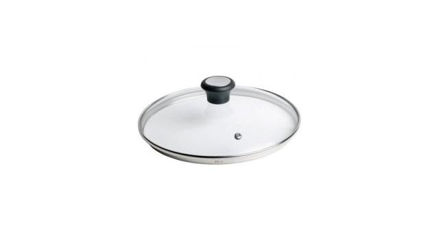 Tefal glazen deksel - ø 28 cm - met stoomgaatje - hittebestendig - geschikt voor koekenpannen