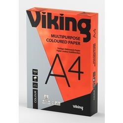 Gekleurd papier viking a4 160 g m² felrood 250 vellen