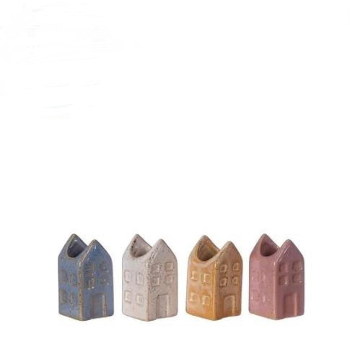 Ideas 4 seasons bloemenvaas huisje amsterdam s 3x3x6cm 4 assorti