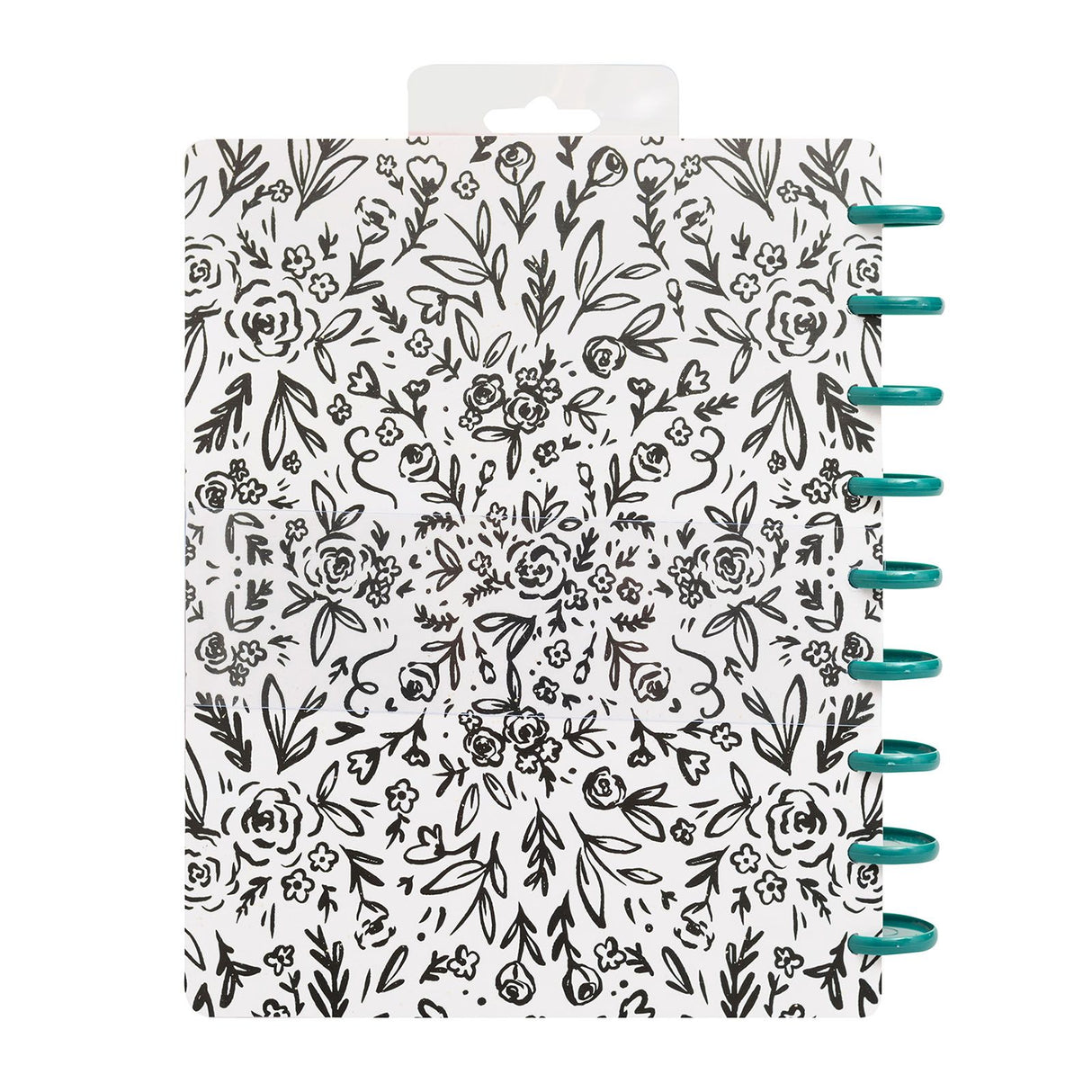Crate paper • day-to-day dashboard planner black and white floral