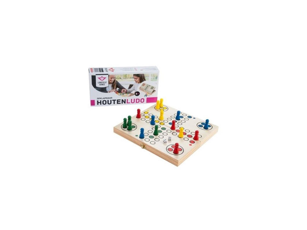 Longfield engelhart ludo klassiek spel opklapbaar