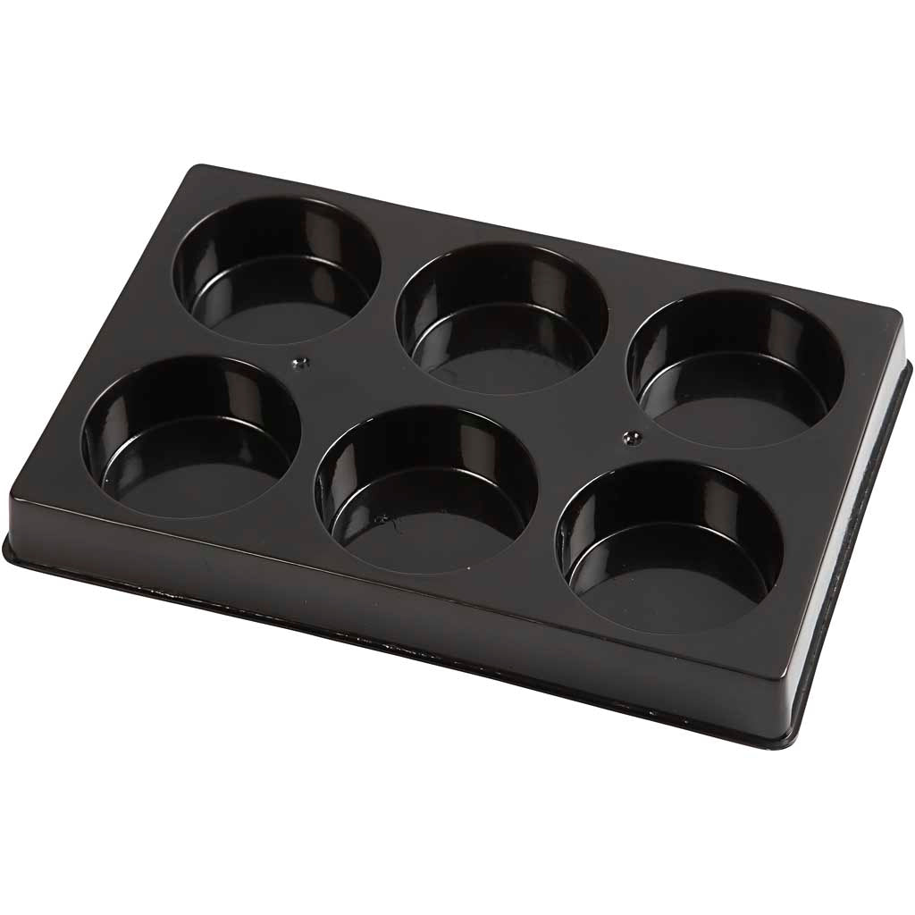 Creativ company https: www.cchobby.nl waterverf-palet-d-44-mm-afm-11x16-cm-zwart-1-stuk