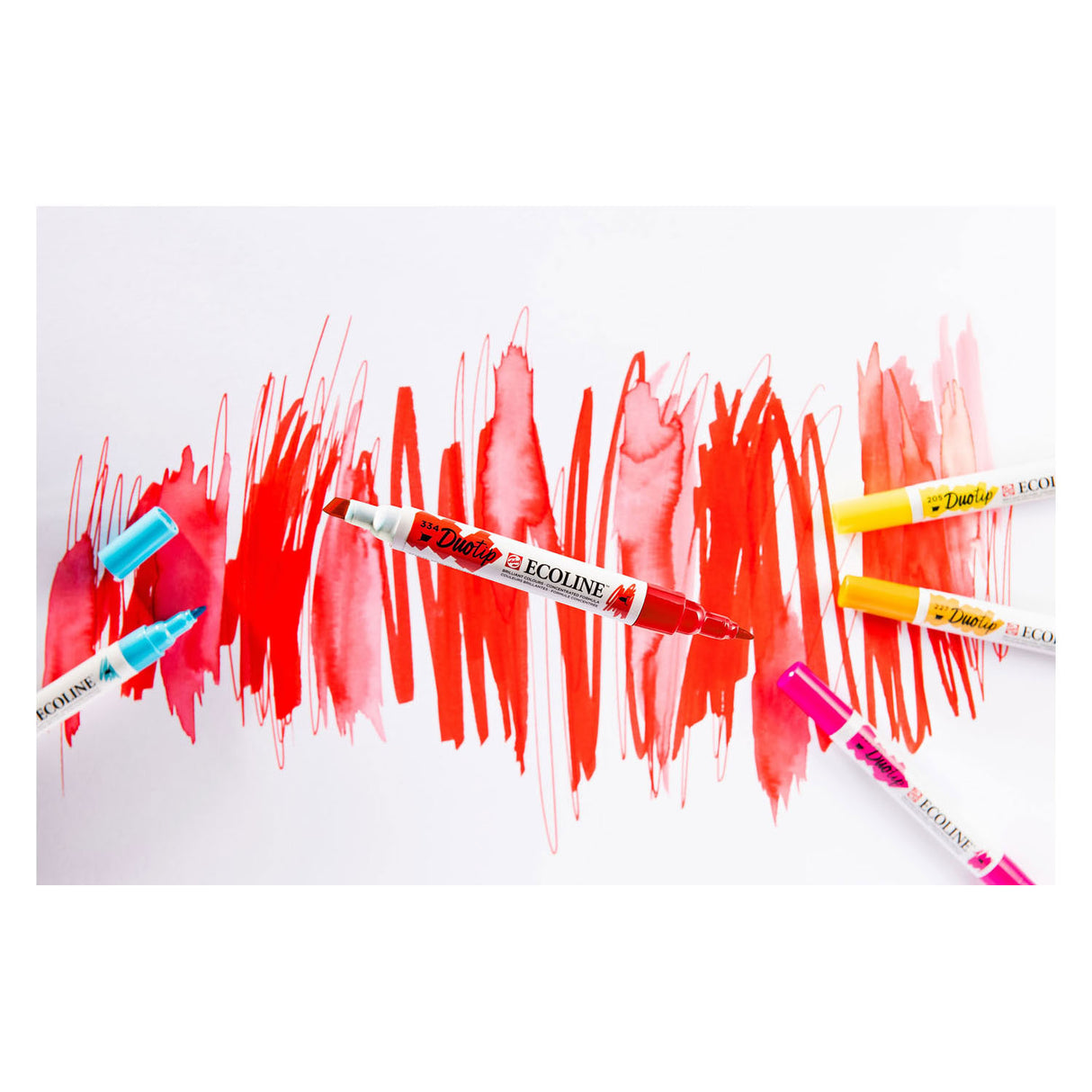 Talens ecoline duotip markers basisset, 12dlg.