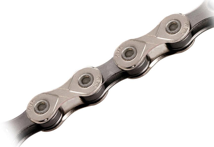 Km c x10-93 fietsketting 10 speed 1 2x11 128 114 schakels zilver grijs oem