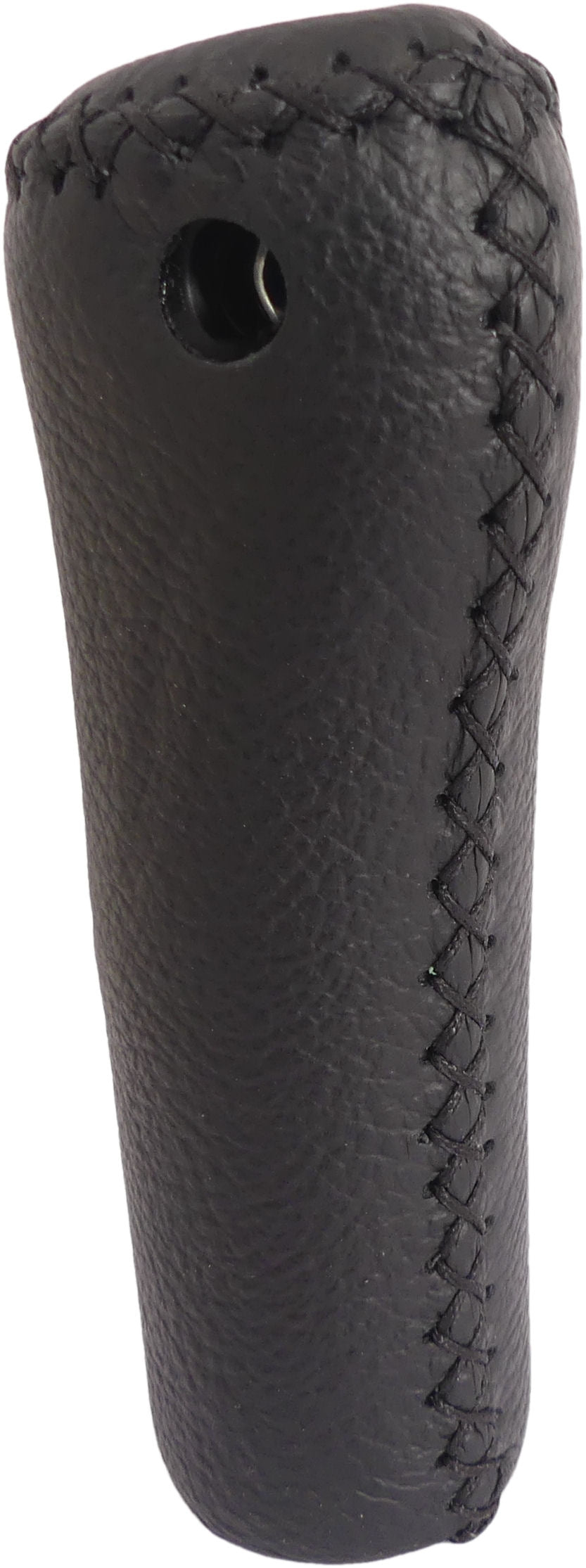 Gazelle handvat links 132 mm - zwart aero leder