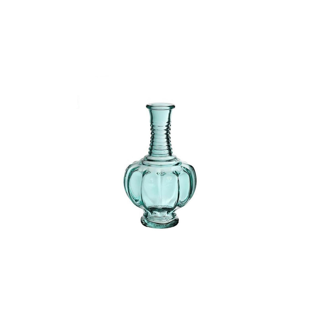 Ideas 4 seasons trevi vaas glas ã˜9xh15cm licht blauw
