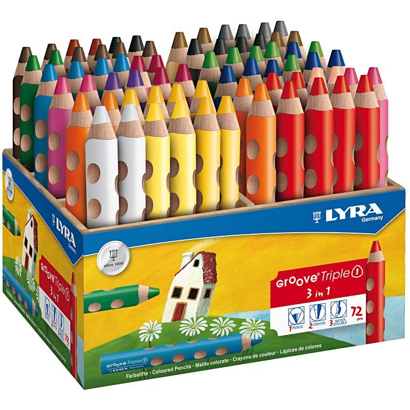 Http: www.cchobby.nl groove-triple1-kleurpotloden-l-12-cm-vulling-10-mm-diverse-kleuren-72-stuk-1-doos