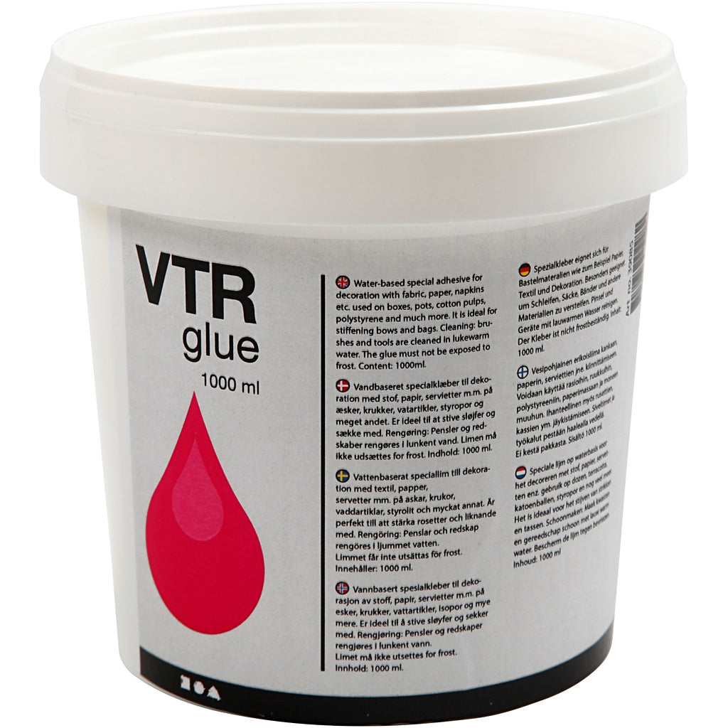 Http: www.cchobby.nl vtr-lijm-1000-ml-1-doosje
