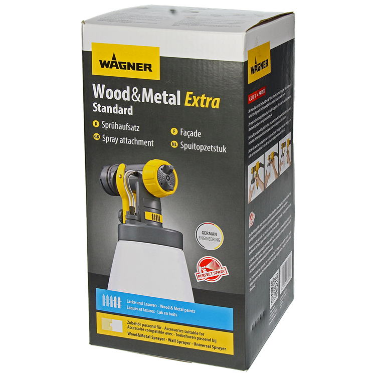 Wagner wood metal extra spuitopzetstuk