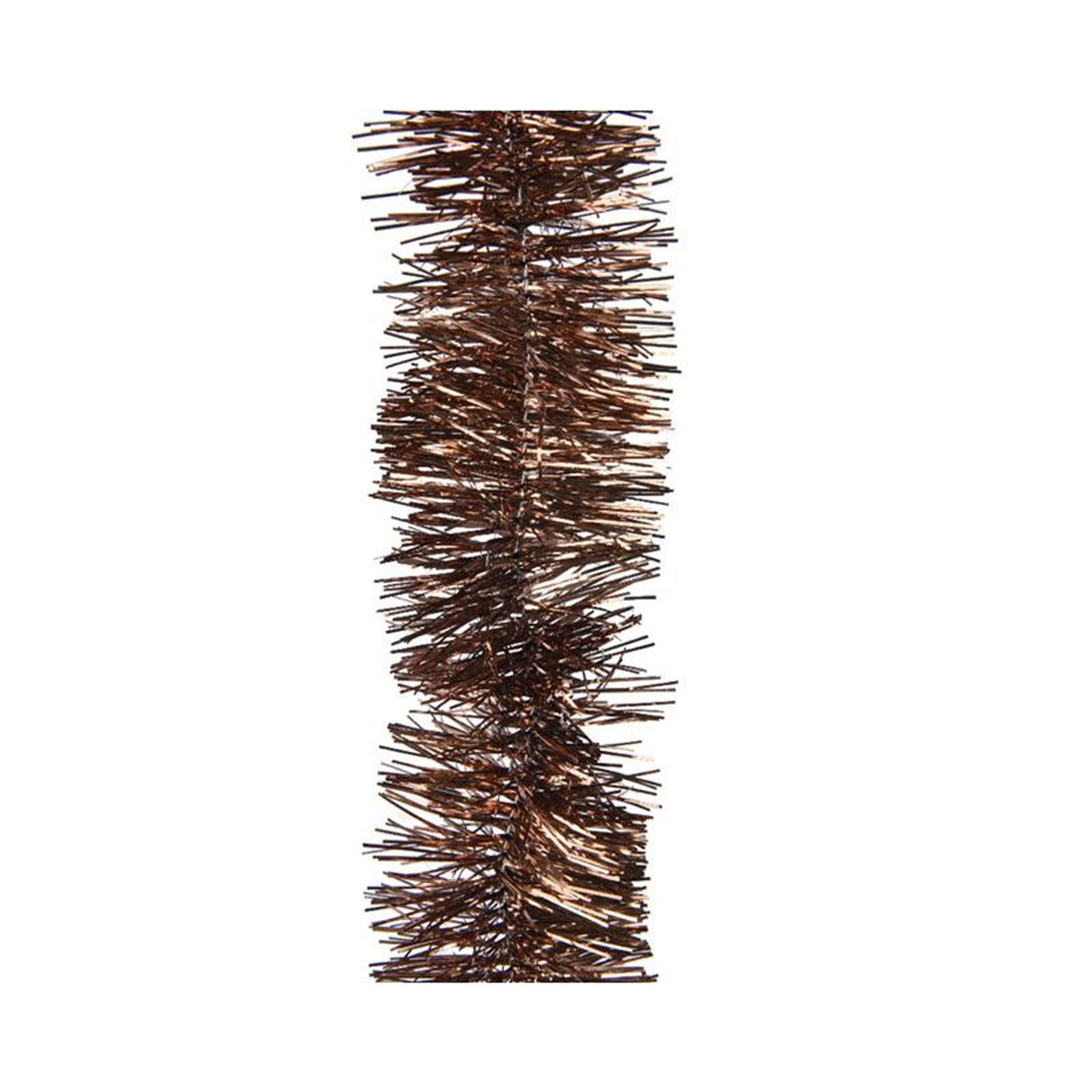 Decoris lametta kerstboomslinger espresso lametta dia7x270cm kunststof