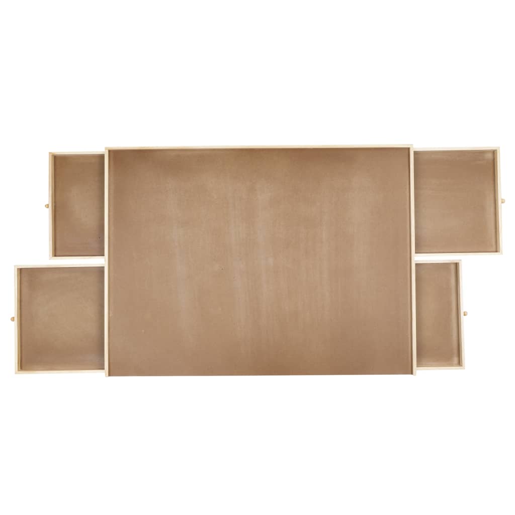 Hi puzzeltafel met 4 lades 76x57x4,5 cm hout