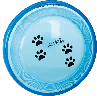 Trixie dog disc kunststof geschikt voor wedstrijden assorti