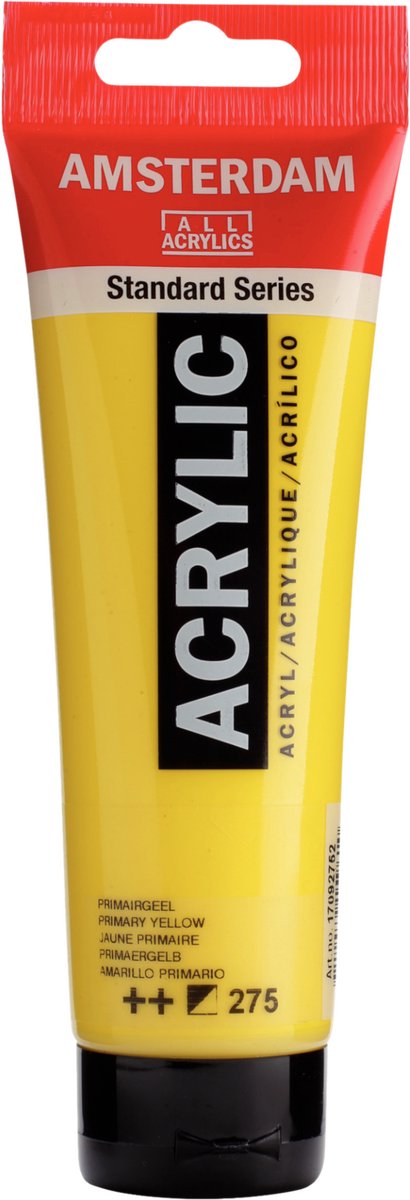 Amsterdam standard series acrylverf tube 120 ml primairgeel 275