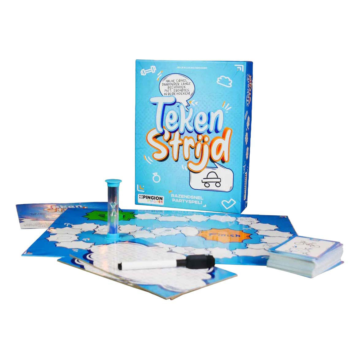 Pingion games - tekenstrijd bordspel