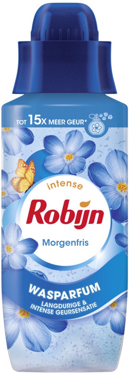 Robijn intense wasparfum - morgenfris - geeft je kleding een langdurige, intense geur -342 ml