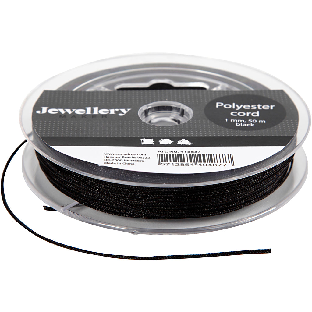 Creativ company https: www.cchobby.nl polyester-koord-dikte-1-mm-zwart-50-m-1-rol