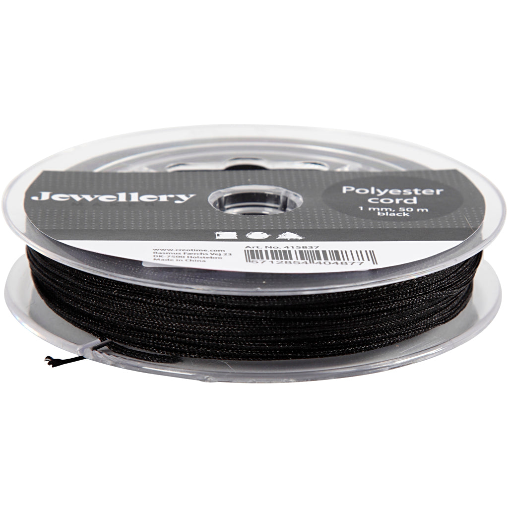 Creativ company https: www.cchobby.nl polyester-koord-dikte-1-mm-zwart-50-m-1-rol