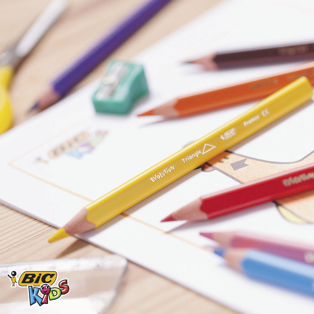 Bic https: www.cchobby.nl -eco-evolution-kleurpotloden-vulling-5-mm-diverse-kleuren-12-stuk-1-doos