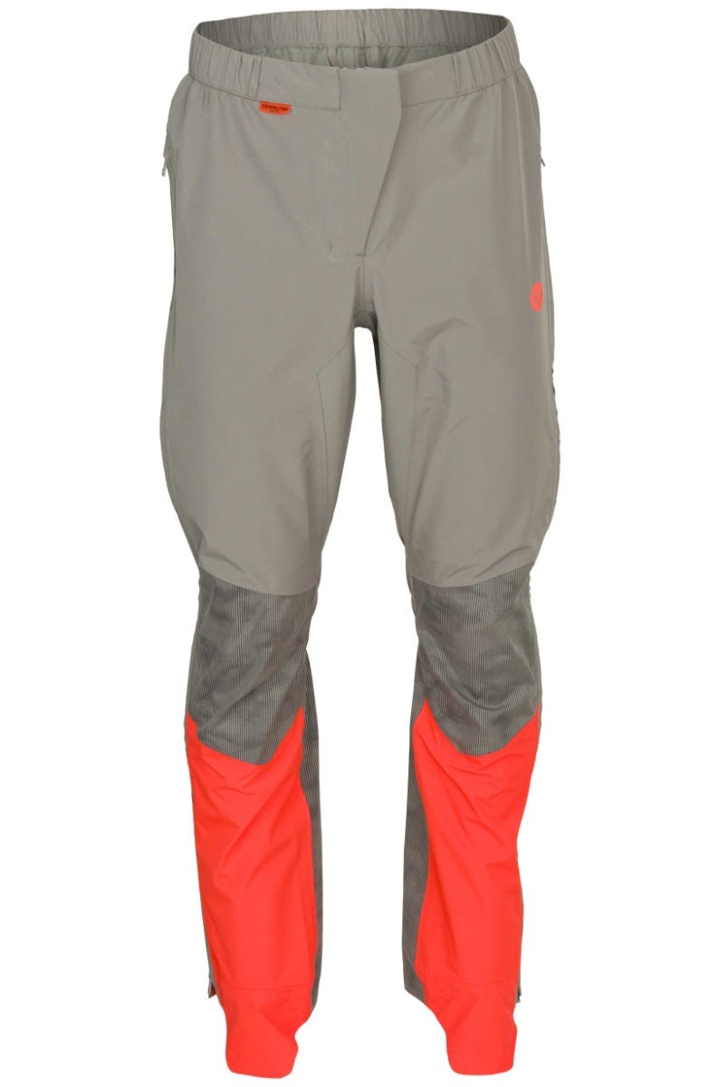 Tech regenbroek commuter heren hi-vis reflectie hi vis rood