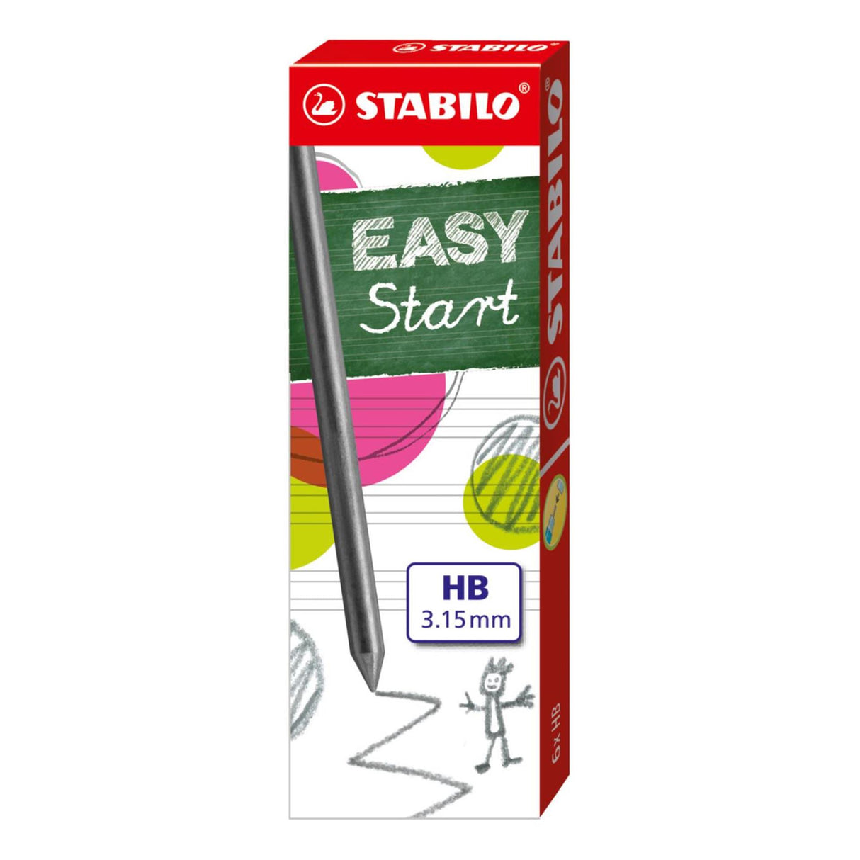 Stabilo vullingen voor vulpotlood e.ergo 3,15mm 6 stuks
