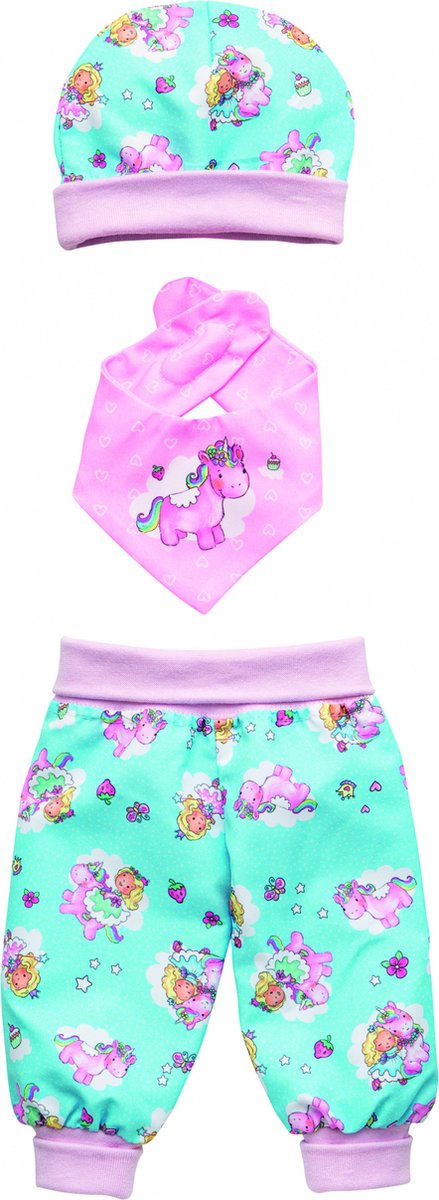 Heless poppenoutfit eenhoorn, 28-35 cm
