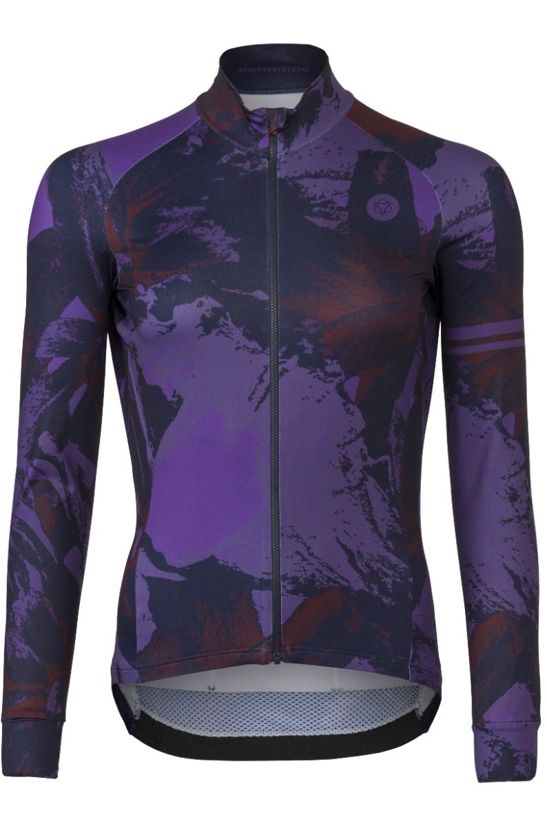 Flower fietsshirt lange mouwen performance dames