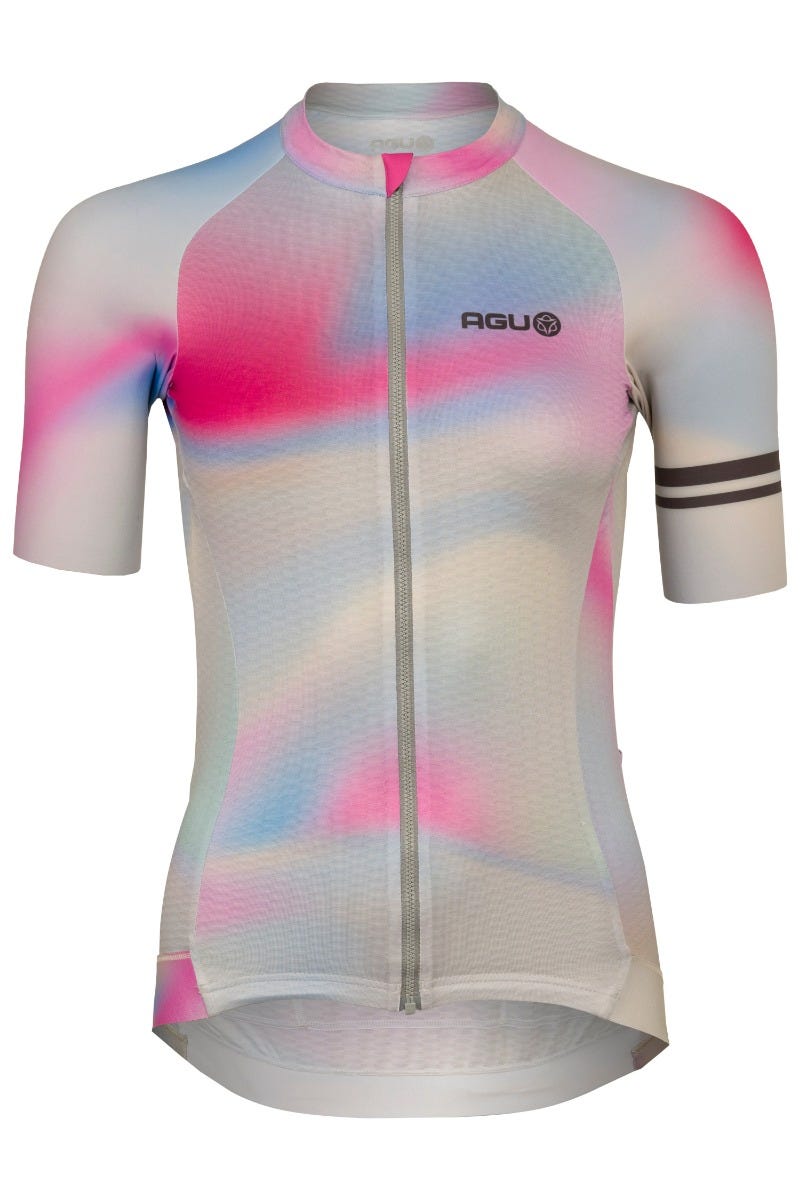 Multicolor fietsshirt ss performance dames