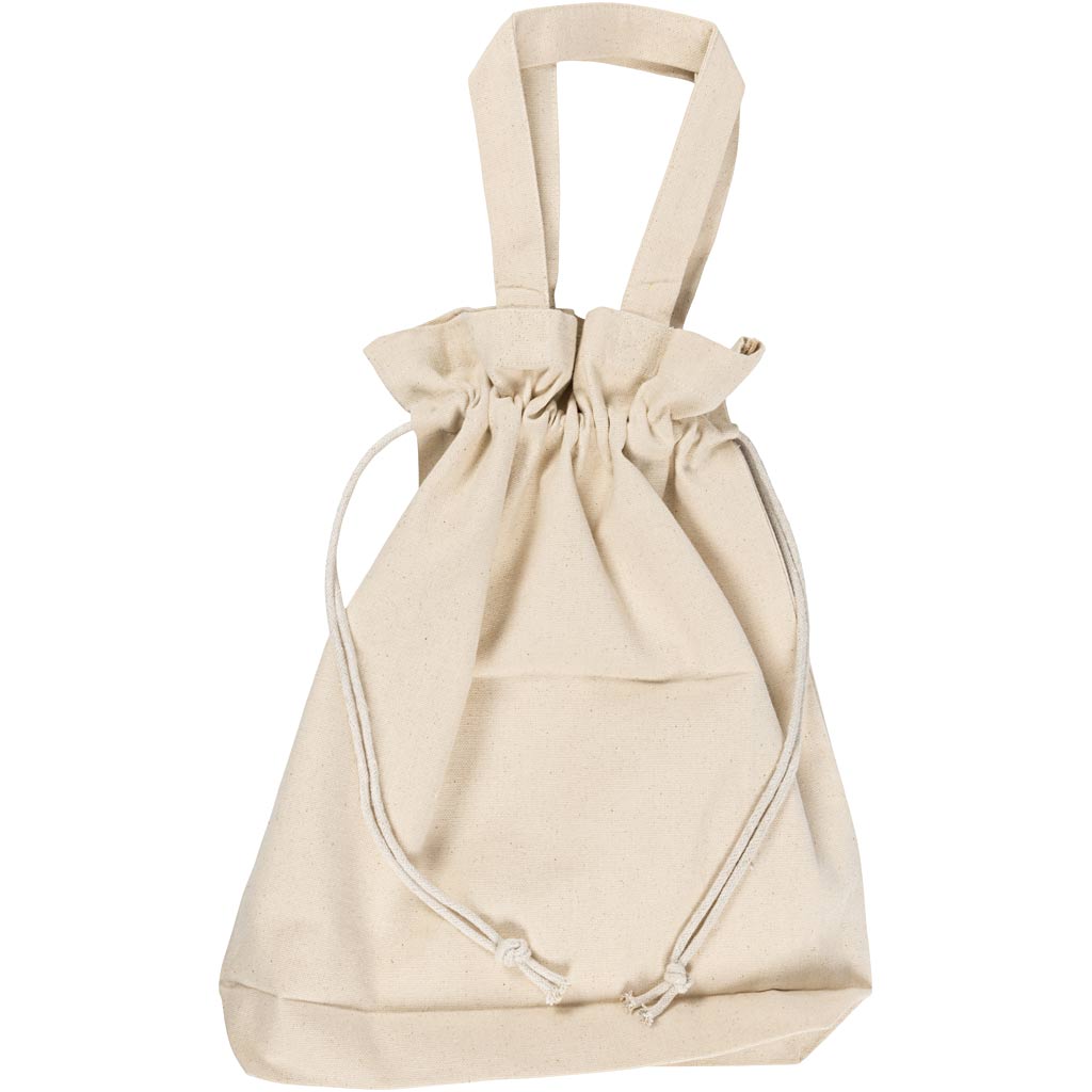 Http: www.cchobby.nl tas-met-trekkoord-h-40-cm-d-8-cm-b-34-cm-licht-naturel-1-stuk